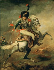 Gericault: Ufficiale dei cacciatori a cavallo della guardia imperiale alla carica